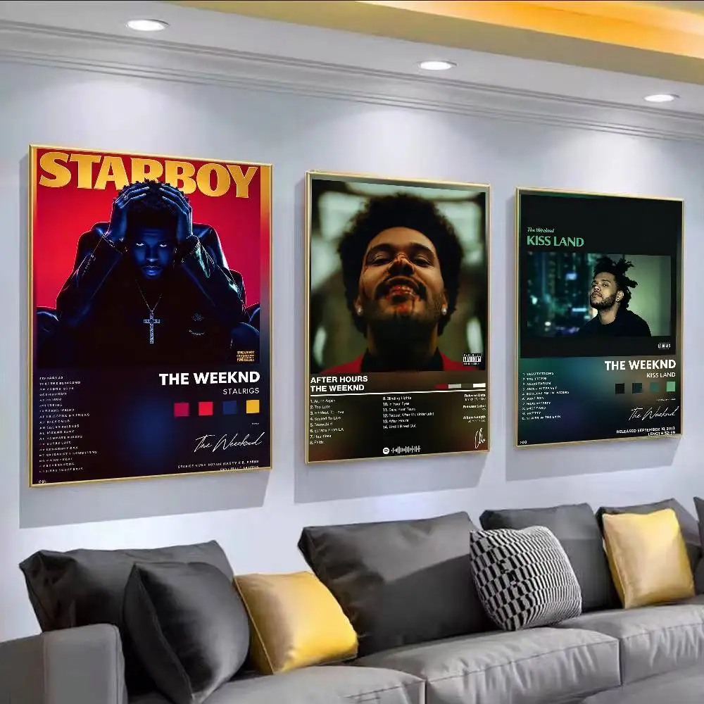 The Weeknd Hurry Up Tomorrow   Vintage Posters Sticky Vintage Room Home Bar Cafe Decor Kawaii Room Decor