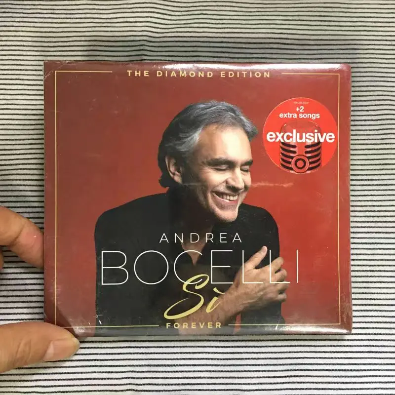 CD Andrea Bocelli – Sì Forever (The Diamond Edition) (CD de 2019, Crossover Clásico, 5 Nuevas Pistas), 8 de noviembre de 2019