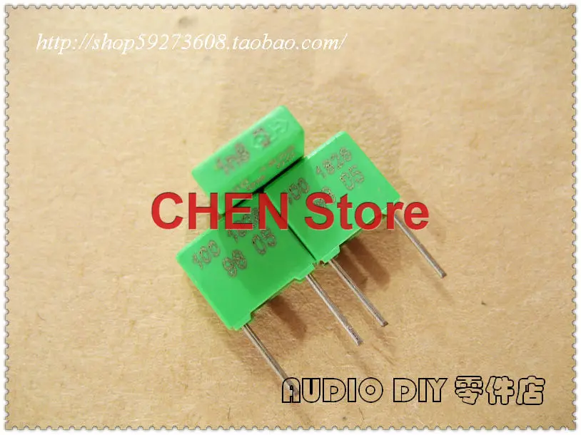 20PCS/50PCS Vishay ERO MKT1826 182/100V P5MM 1800pF/100V green Audio film capacitor ERO1826 Copper MKT 1826 1.8nF 100v 182