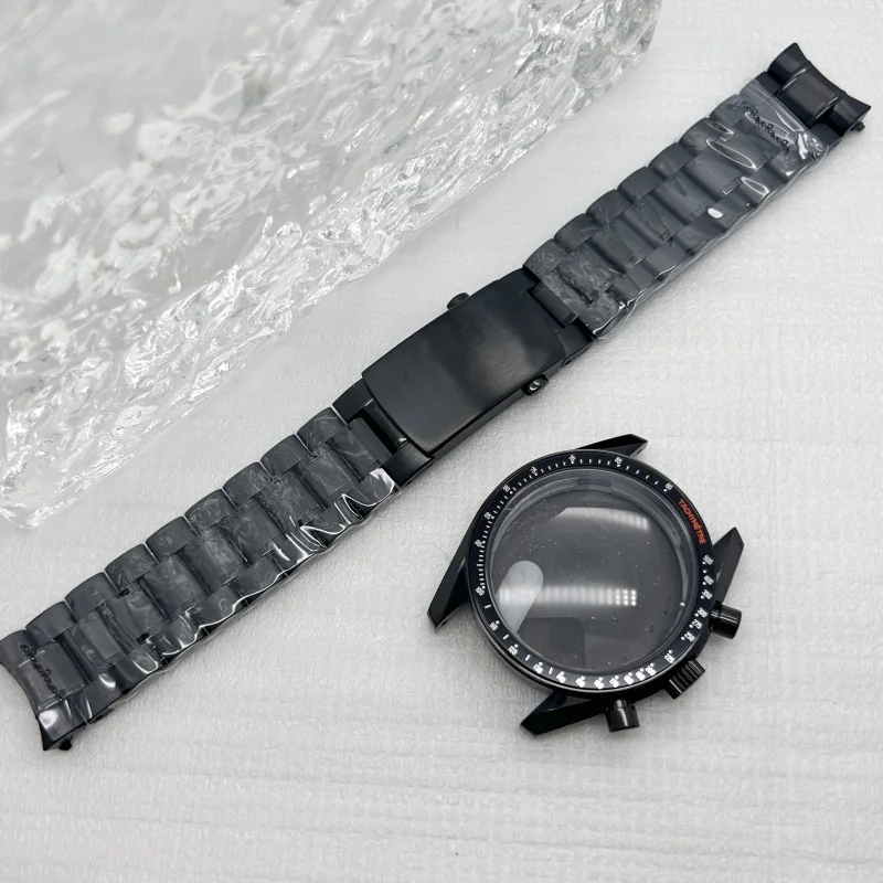 Multifunctional Gold 39.6mm Watch Case with Bezel Suitable for Japan VK63 Quartz Movement Watch Parts Fits 20mm Strap Case image 3