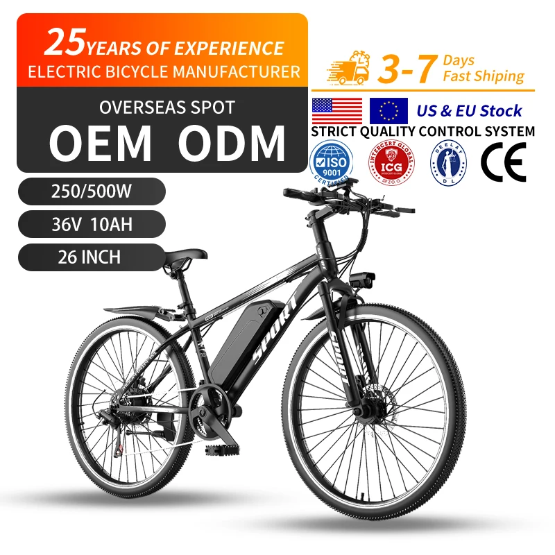 2026 G26 500w 350w 250w 750w 48v 26inch E Electric Electrica Emtb Bike Bicycle E-bike Ebike Cycle Bicicleta Mtb for Adult