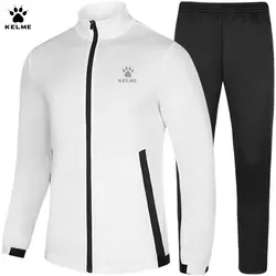 Kelme Football Training Sports Set Cardigan da uomo e da donna chiusura pantaloni sportivi Set Fitness all'aperto