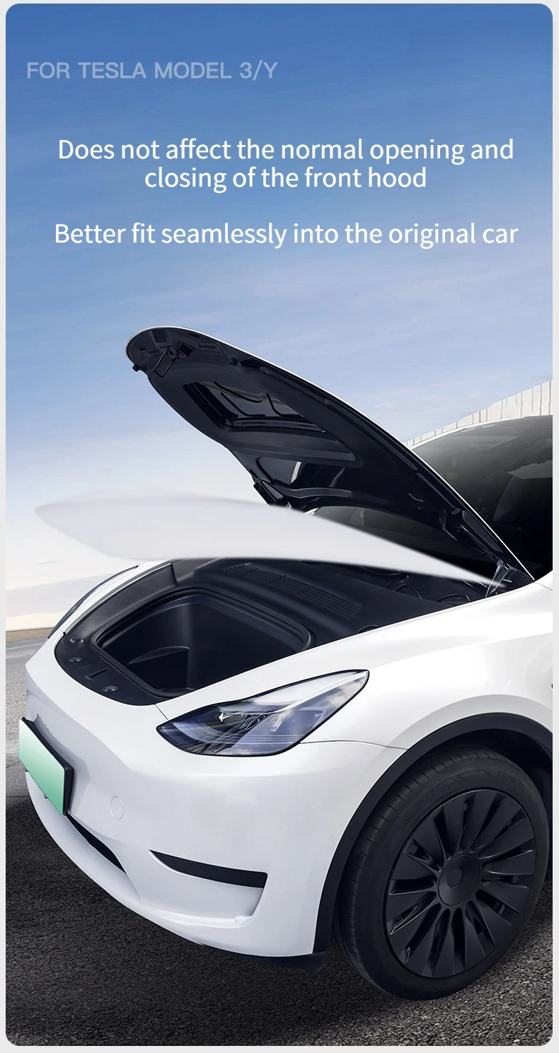 Für Tesla 3/Y/YL Highland Juniper 2026: Vordere Kabinen-Anti-Verstopfungsabdeckung, Wasserkanalabdeckung und Blätterblockierender Frunk-Schmutzfilter – Detail 10