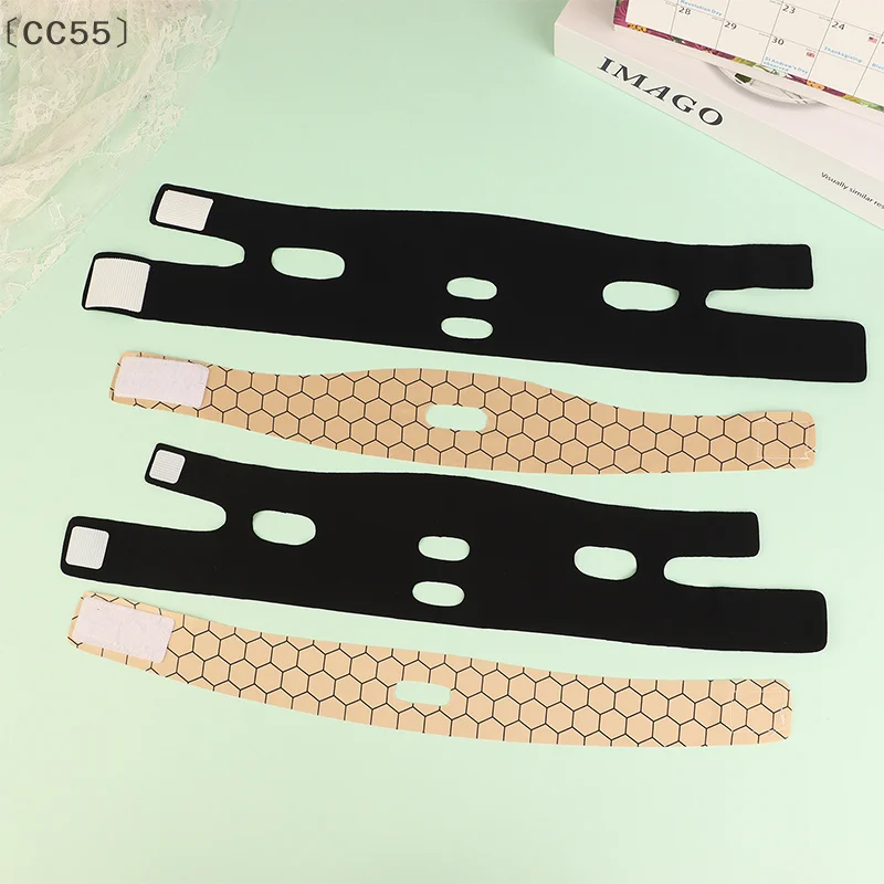 [CC55] ضمادة تنحيف الخد على شكل حرف V قناع رفع خط على شكل حرف V لشد الوجه ومضاد للتجاعيد وحزام النوم قناع النوم والصحة والجمال