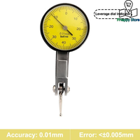0-0.8mm Level Gauge Scale Precision Dial Test Indicator Digital Dial Indicator Universal Flexible Magnetic Base Stand Holder