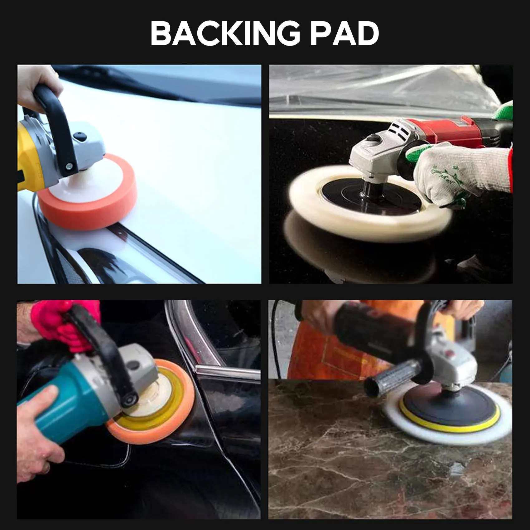 T45C_Основная подушечка для полировки, шлифовальная подушечка M14 для полировального станка, новый диаметр резьбы K1: 125 мм