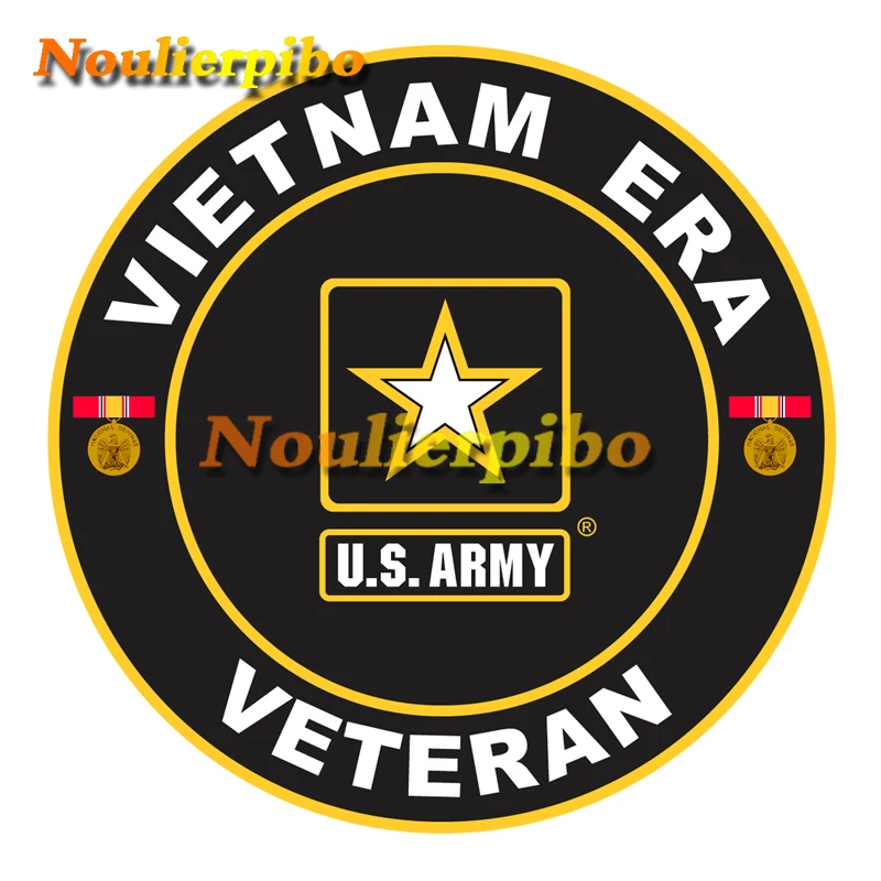 Personality Car Stickers Vietnam War Veteran Military US Army PVC Car Truck Window Bumper Laptop Trolley Case Vinyl Decal