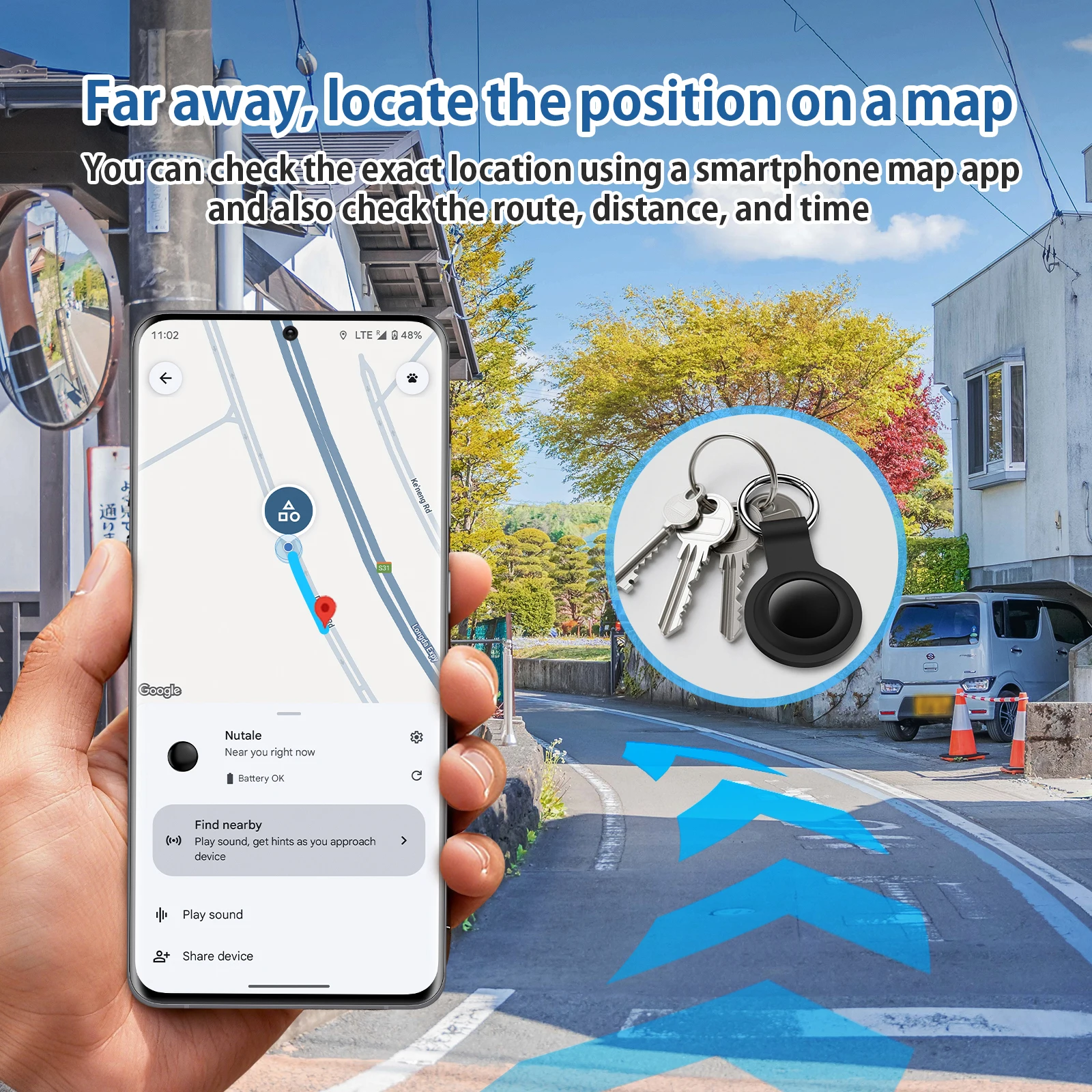 يعمل جهاز تعقب الموقع الذكي الذي يعمل بنظام Android مع مجموعة أجهزة تحديد المواقع عن بعد المضادة للخسارة من Google لـ Pixel Xiaomi OPPO GMS #4