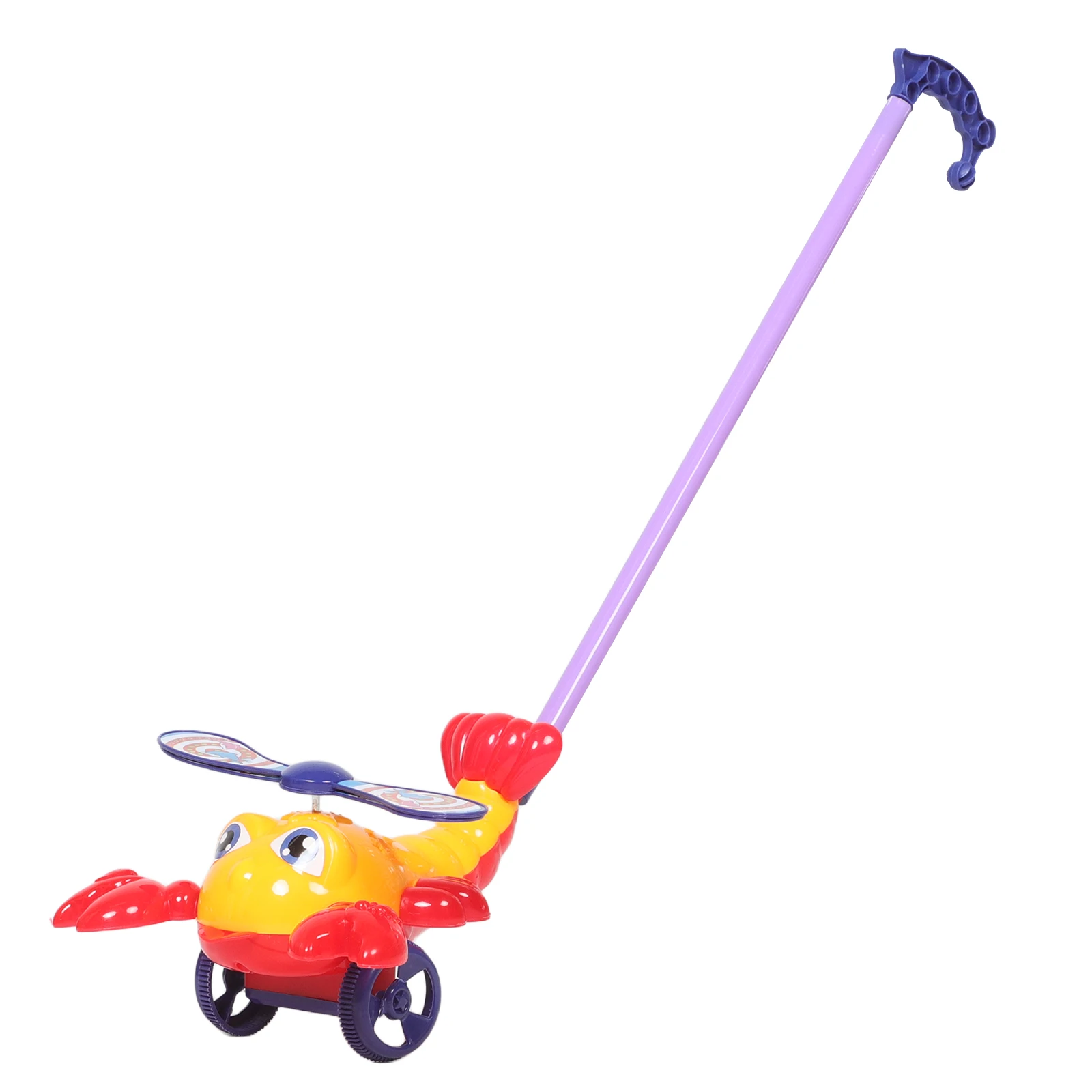 Baby Walker ของเล่น Hand Push เด็กวัยหัดเดินของเล่นเครื่องบินของเล่นรถ Push Along เดินของเล่นสําหรับเด็กเด็กชายหญิงกลางแจ้งห้องนั่งเล่น