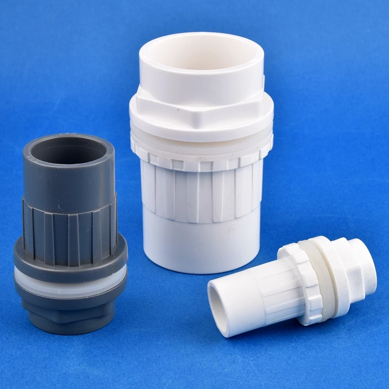 16 ~ 50 mm Białe złącze spustowe do akwarium z PCV 90 ° Łokieć złącze drenażowe nawadnianie ogrodu akwarium przelewowe części rurki