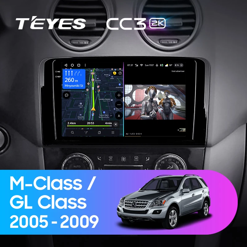 TEYES CC3 2K For Mercedes Benz ML GL ML350 GL320 X164 2005 - 2009 Car Radio Multimedia Video Player Navigation stereo GPS Android 10 No 2din 2 din dvd