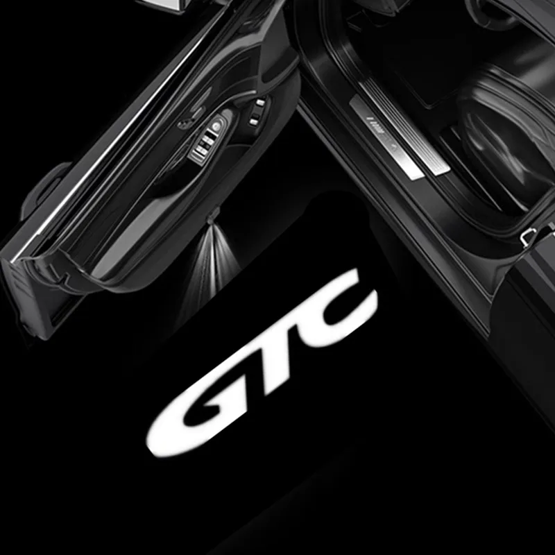 2X GTC Projektorlampe Auto-Türbeleuchtung Zubehör für Opel Vauxhall Astra J Insignia G Corsa Zafira B Mokka Vivaro Meriva