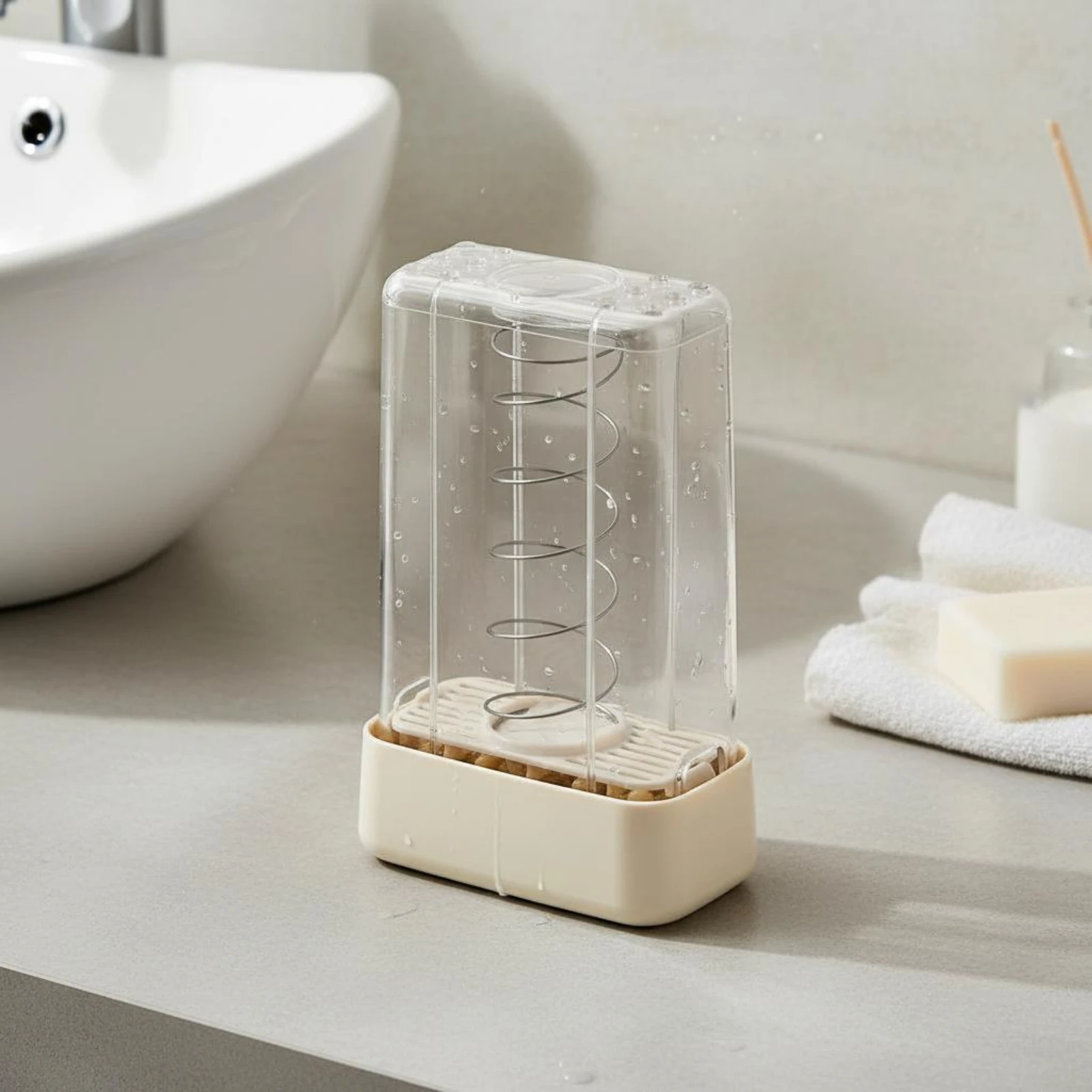 Soap Dish with Brush Foam Maki - огляд і ціна Quick Soap Making