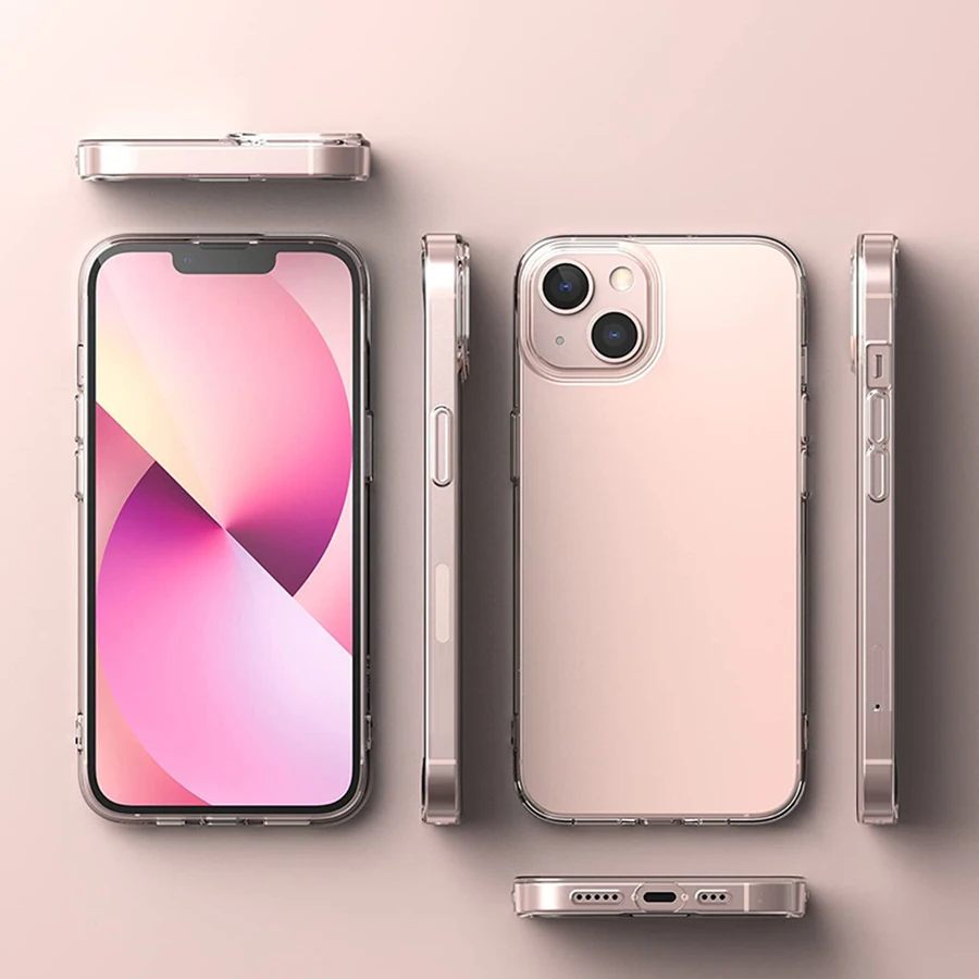 Original Clear Silicone Soft TPU Case For Iphone 11 12 13 Mini 14 Pro Max 7 8 Plus X Xs Xr Ultra Thin Transparent Shell Bumper