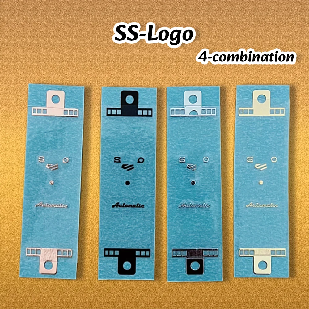 SEI SS Logo New 3D metal Logo sticker suitable for 27-30MM flat dial watch modification accessories view 5