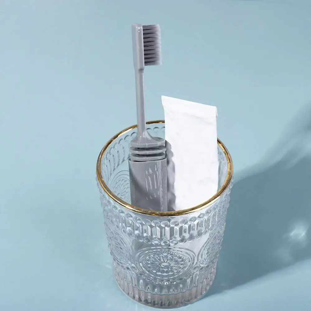 Health Cleaner Folding Toothbrush Oral Hygiene Tool Teeth Clean Travel Toothbrush Oral Care Brush Bamboo Charcoal Tooth Brush