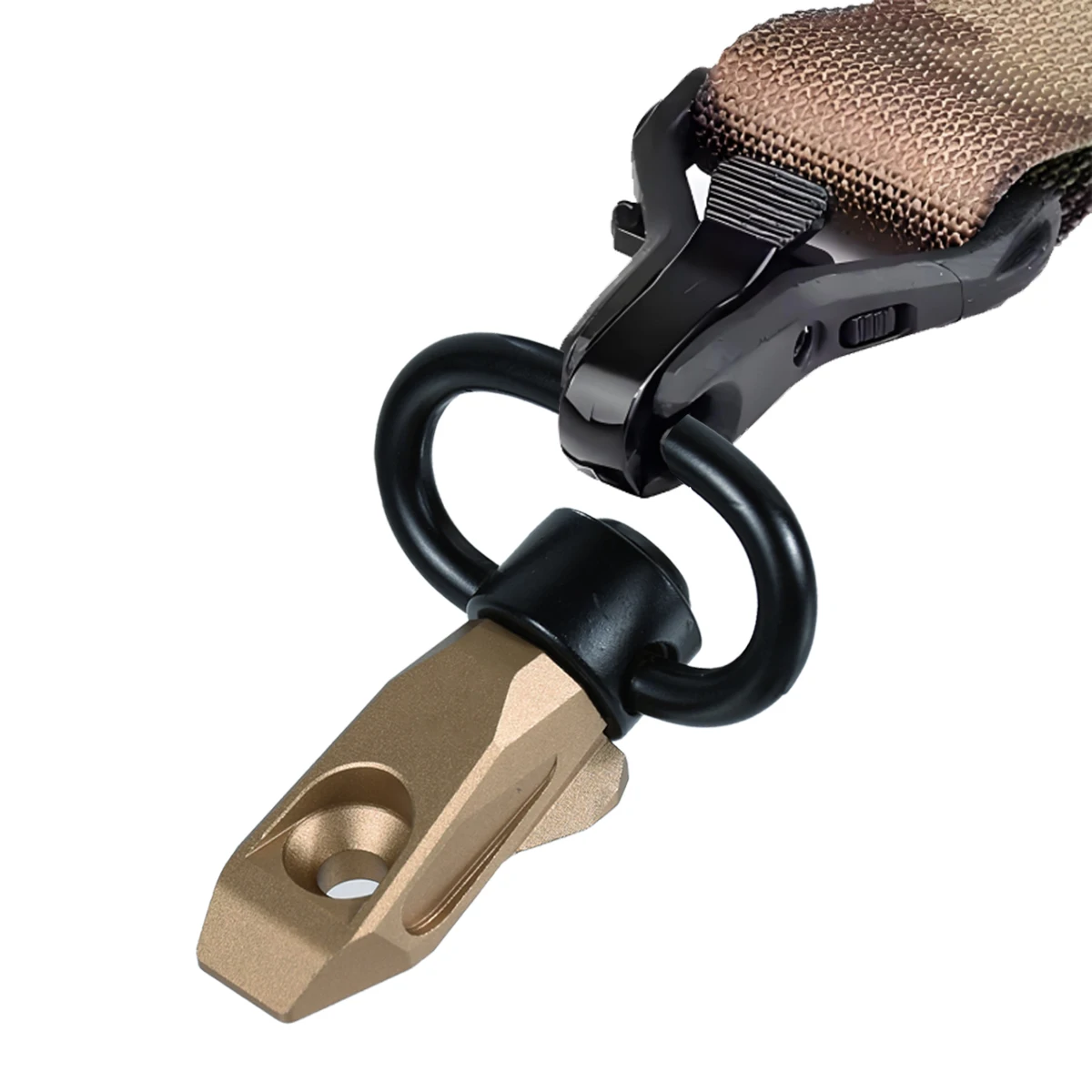 Taktische SI QD Sling Swivel Schnalle Schnelle Release Vertikale Sling Basis Halterung 20mm Mlok Keymod Schiene Metall Stahl Druck QD tasten
