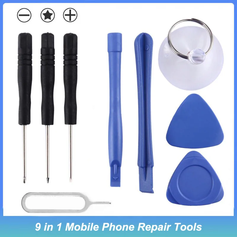 2set 9 in 1 Mobile Phone Repair Tools Opening Tool Screwdriver Set for Phone Repair Tool Kit