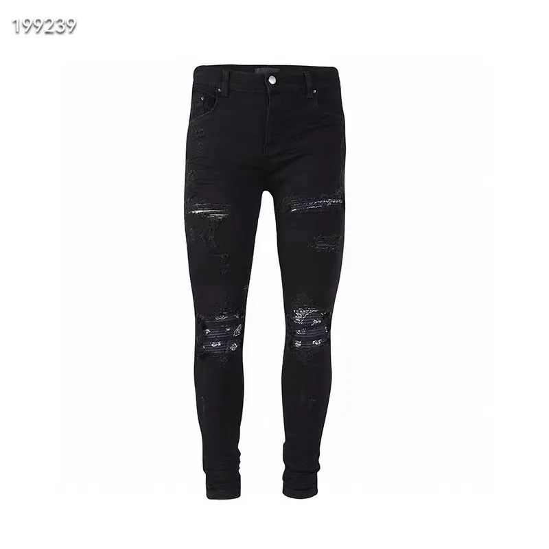 

wd0806 Fashion men jeans 2024 Popular European Design party style men's Clothing