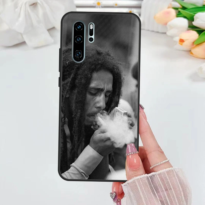 Reggae Singer Bob Marleys Case For Huawei Nova Y90 Y70 Y61 Y60 5T Nova 9 10 SE 3i 7i 8i 11i P40 P30 Lite P60 Pro Case