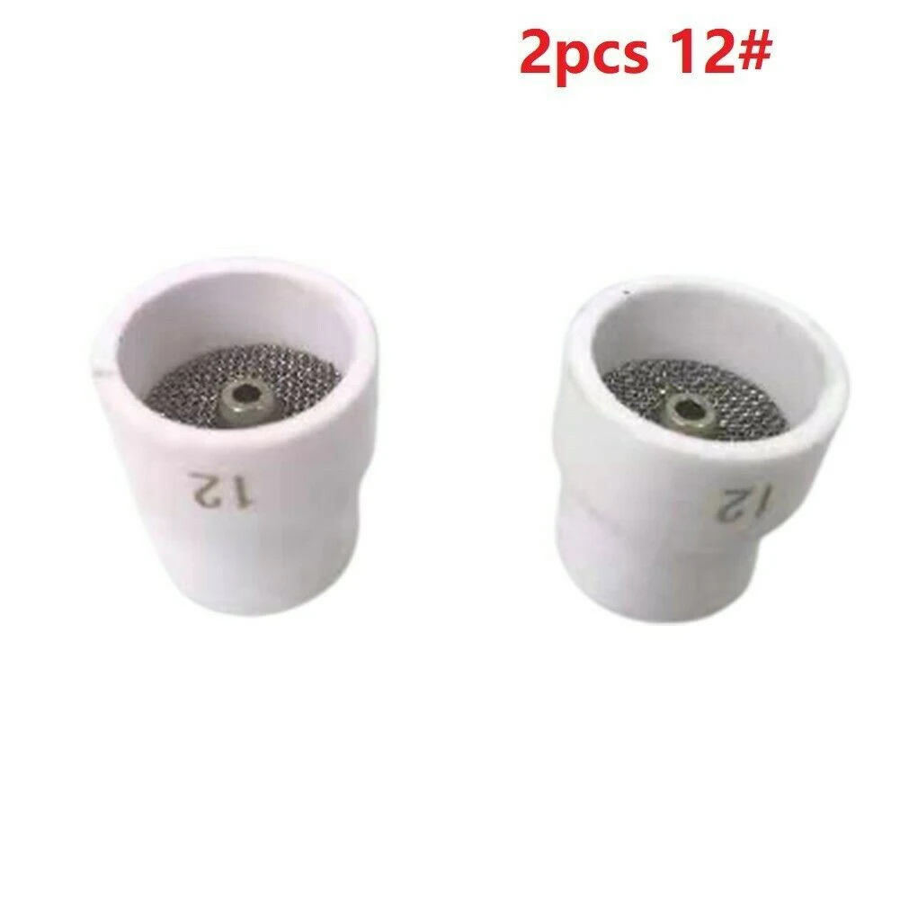 10# 12# Ceramic Soldering Cup For TIG Welding Torch WP-17/18/26/9/20 White Agon Arc Welding Soldering Cup Tig Welding Tools