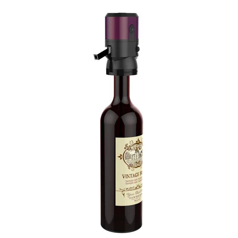

Portable Bartender Unit Plastic Decanter Tabletop Dispenser Oxygen Filling Tipper Intelligent Charging Electric Wine Aerator