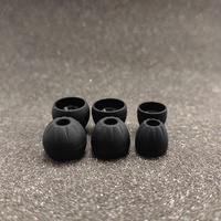 3pairs In-Ear Earcaps For KZ Earphones Silicone Covers Cap Replacement Earbud Tips Earbuds Eartips Earplug Ear Pads Cushion