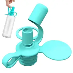 Water Bottle Spout Adapter for Baby No-Spill Silicone Water Bottle Spout Food Pouch Tops Water Bottle Sippy Top for Kid's Mouth