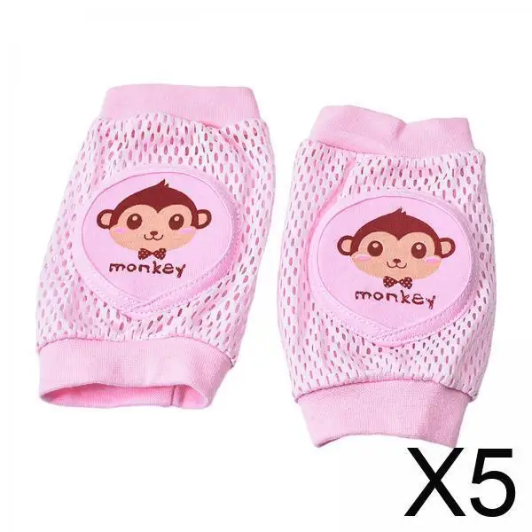 

Мягкие наколенники из полиэстера для малышей, дышащая сетчатая подушка, защита для ползания для маленьких мальчиков и девочек