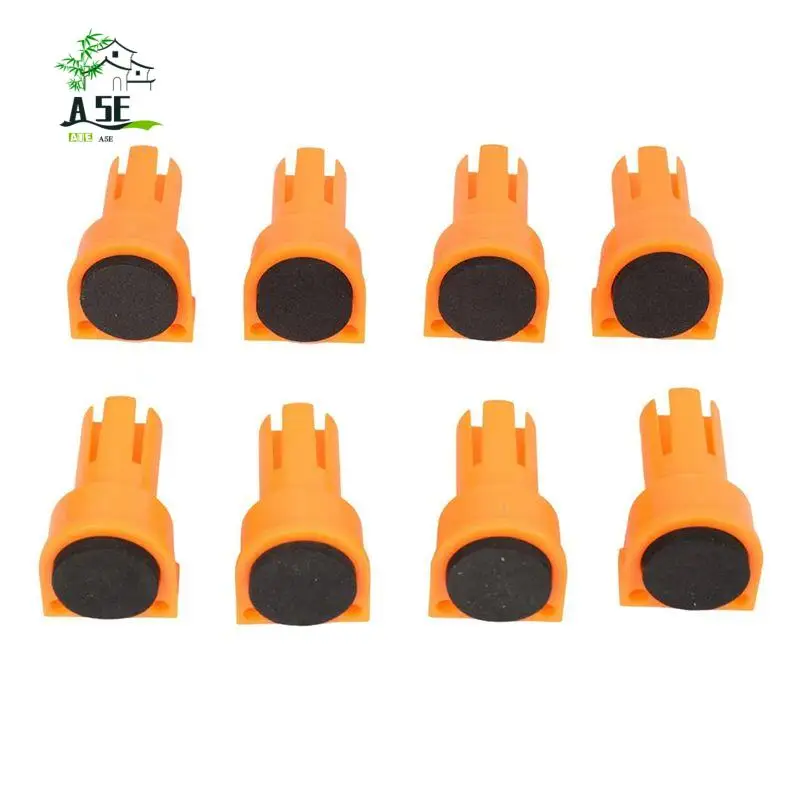 

A05E-8Pcs Зажим для собак с втулкой Настольные тормозные вставки из нескользящей этиленвинилацетата для отверстий для собак 3/4 дюйма Деревообрабатывающий магазин Essentia