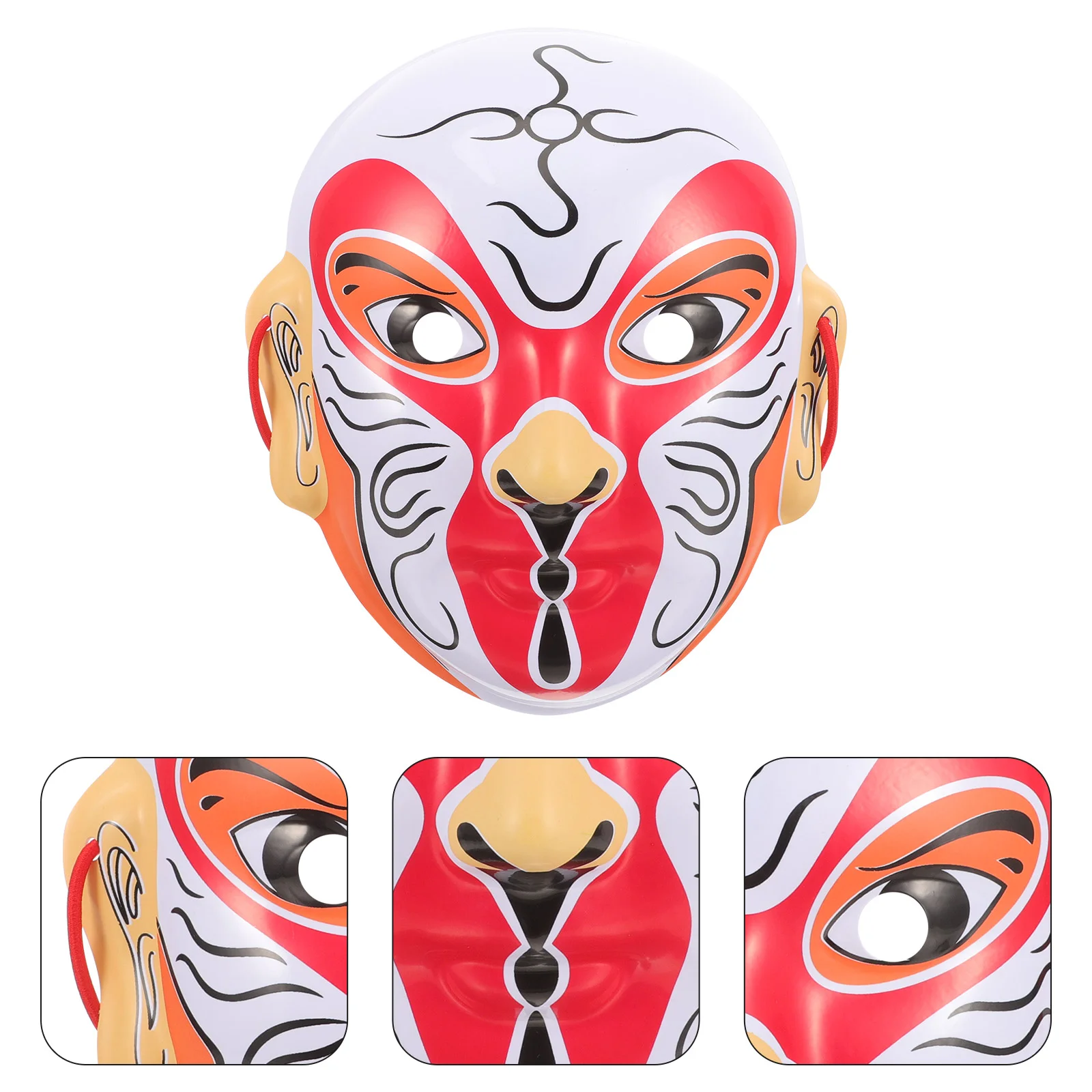 Peking Opera Face Changing Mask Sun Wukong Plastic Cosplay Decorative Chinese for Chic Party Halloween