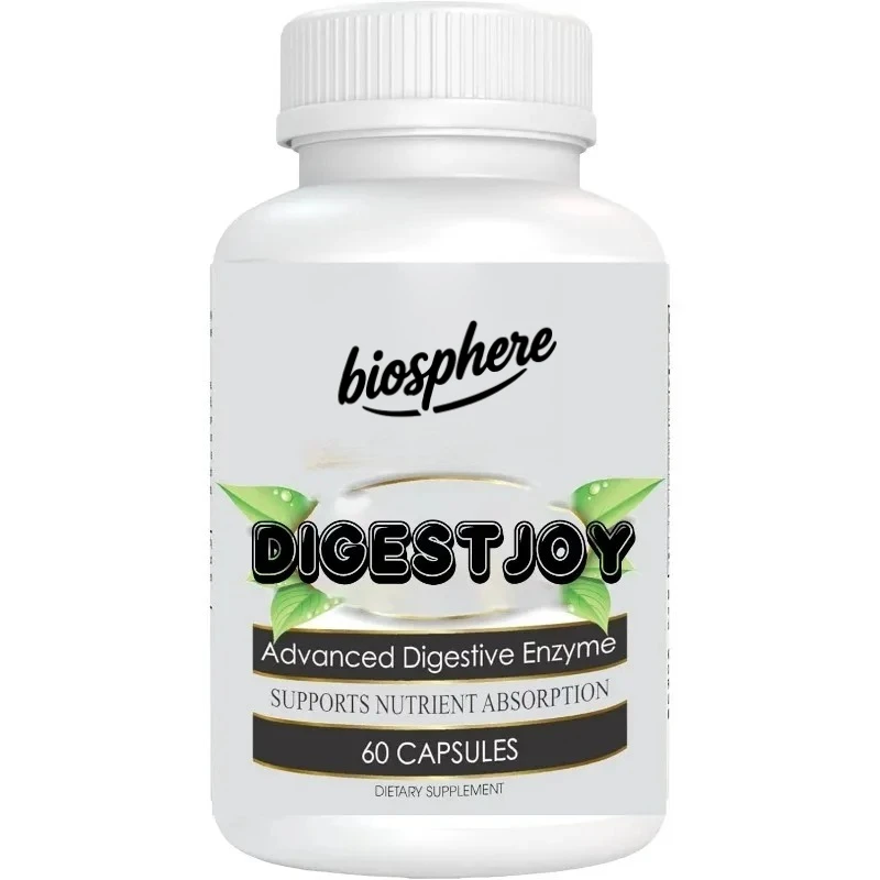 

Поддержка пищеварительной системы - amylase, lipase, bromelain, protease, lactase и т. д. (60 капсул ферментной смеси)