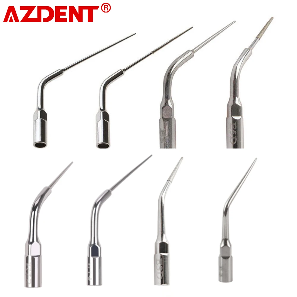 AZDENT Dental Ultrasonic Scaler Tips Cavity Preparat Endodontics Treatment Scaling Tip E1 E2 E3 E15 E14 SBD1 Narzędzia stomatologiczne