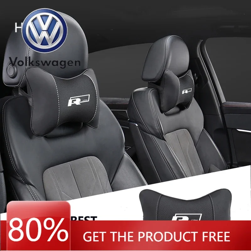Para VW Volkswagen Jetta MK5 Golf, 1 unidad, reposacabezas interior para coche, soporte para la cabeza, almohada para el cuello, para Volkswagen Rline T-Cross Arteon Ma