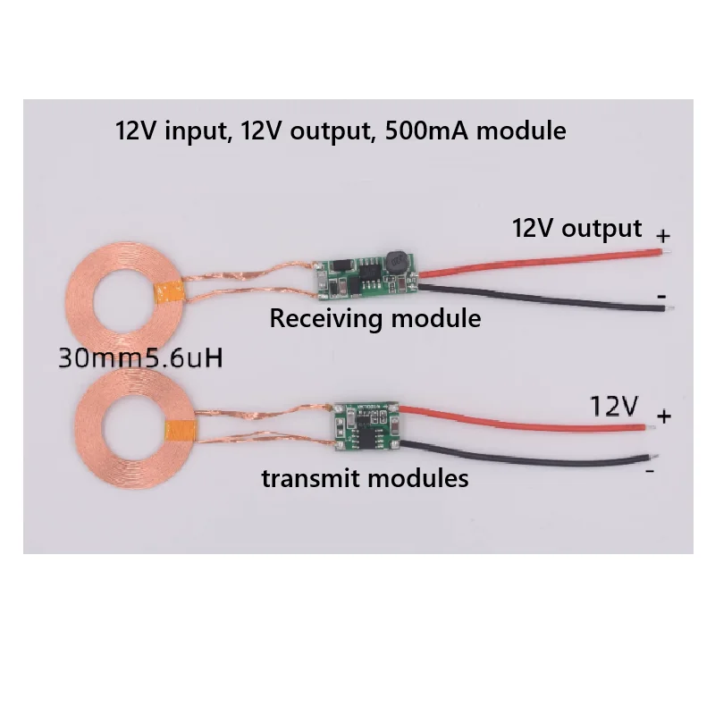 12V Input 12V Output Wireless Charging Module Wireless Power Supply Module Circuit Diagram 001-34