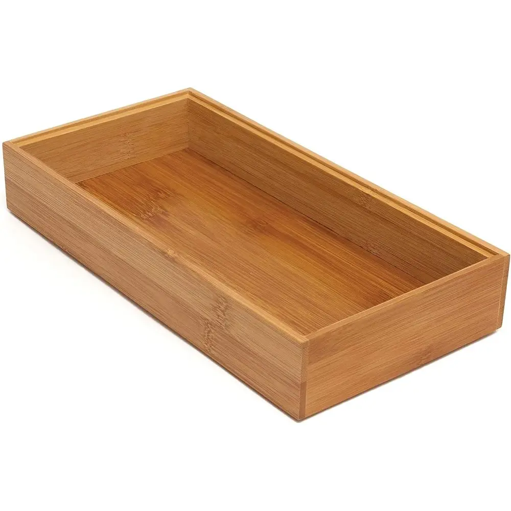 

6 x 12 Bamboo Stacking Drawer Organizer Box