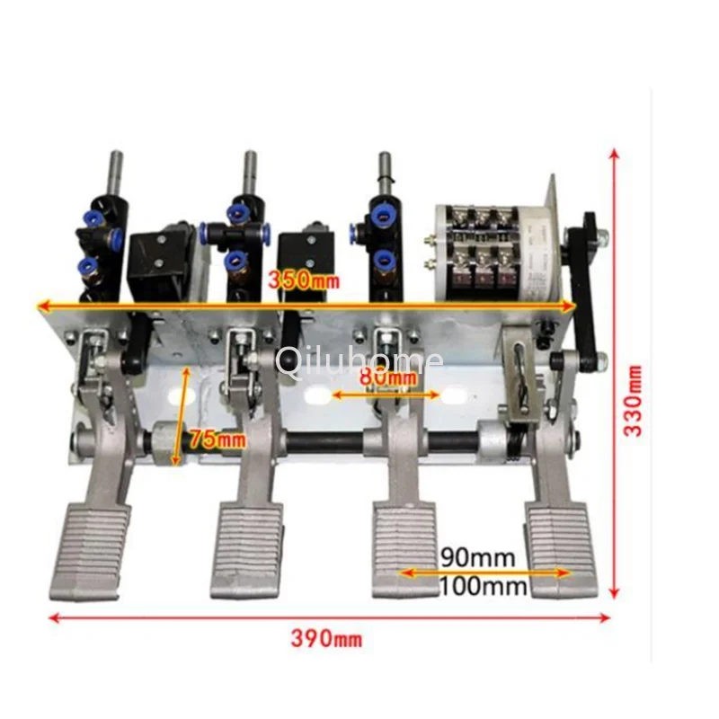 Aluminum/steel frame 3 legs /4 feet with switch foot pedal assembly tire remover chassis fittings