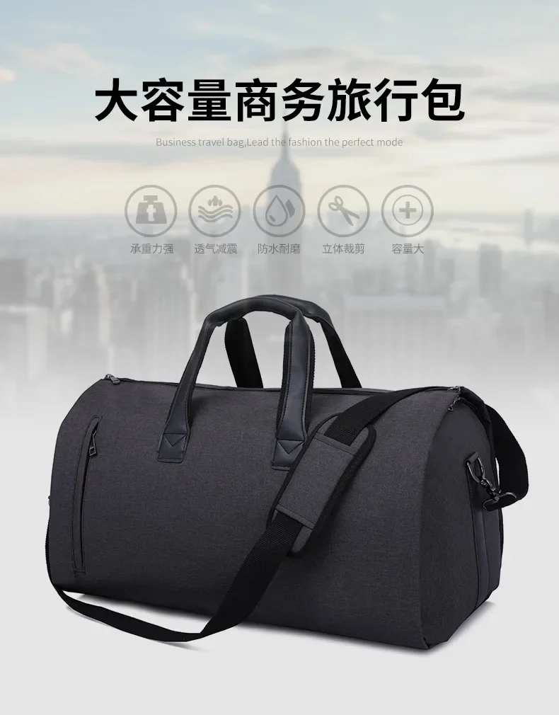 Imagem -05 - Bolsa de Viagem Dobrável Elegante para Mulheres Organizadora de Roupas Fácil Armazenamento Perfeita para Negócios e Viagens Casuais