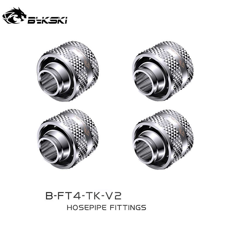 Bykski – raccord de refroidissement à eau à Tube souple, adapté pour 1/2 "ID x 6/8" OD (13x19mm) G1/4 ", accessoires informatiques B-FT4-TK-V2