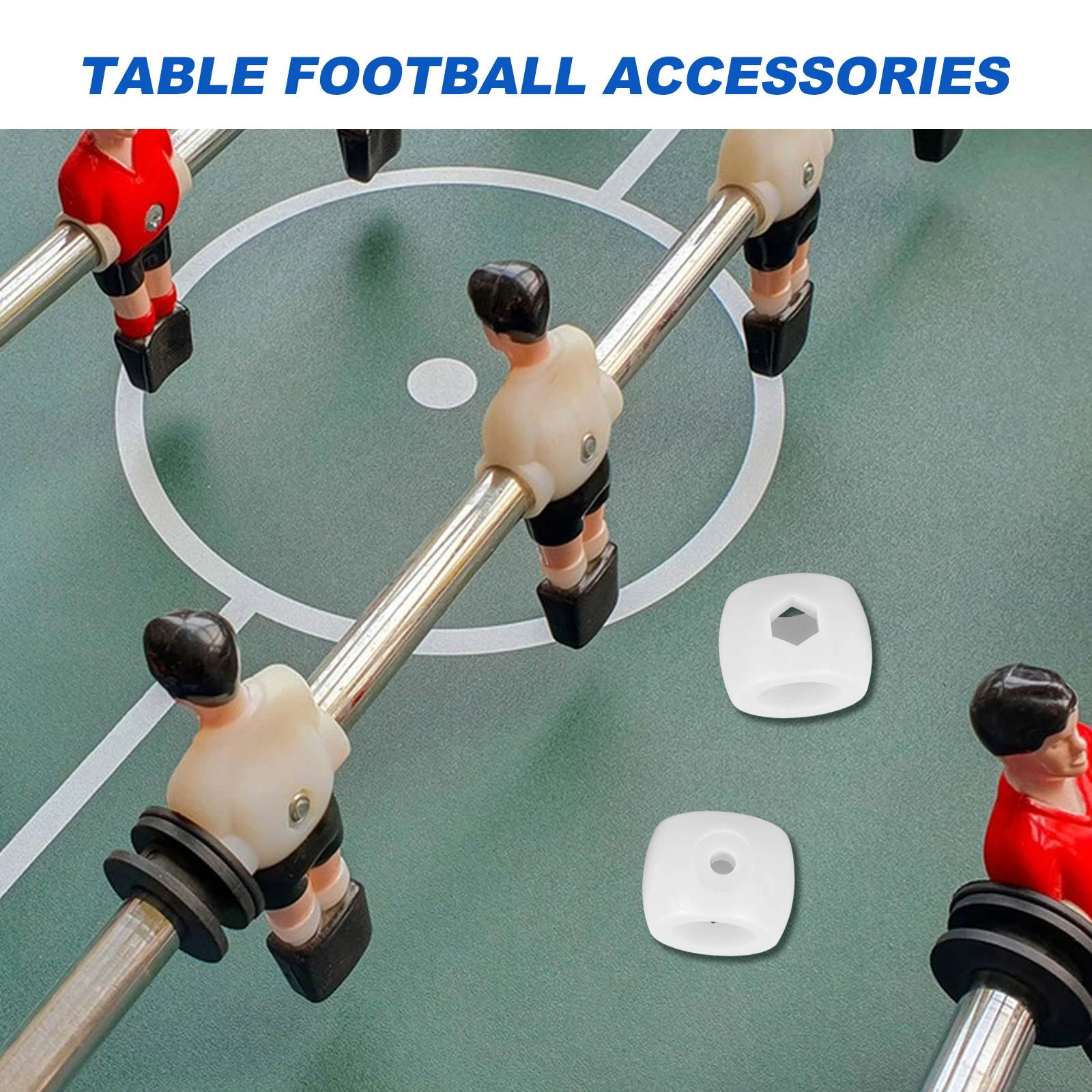 

4Pcs Foosball Rod Bearings Stop Rings Table Soccer Ball Positioning Replacement Parts Table Football Accessory