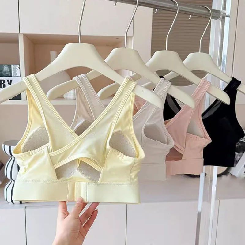 

Женский противоударный высокопроизводительный спортивный бюстгальтер, верхняя одежда, фитнес-бюстгальтер с дышащей сеткой, спортивная майка для тренировок по пилатесу