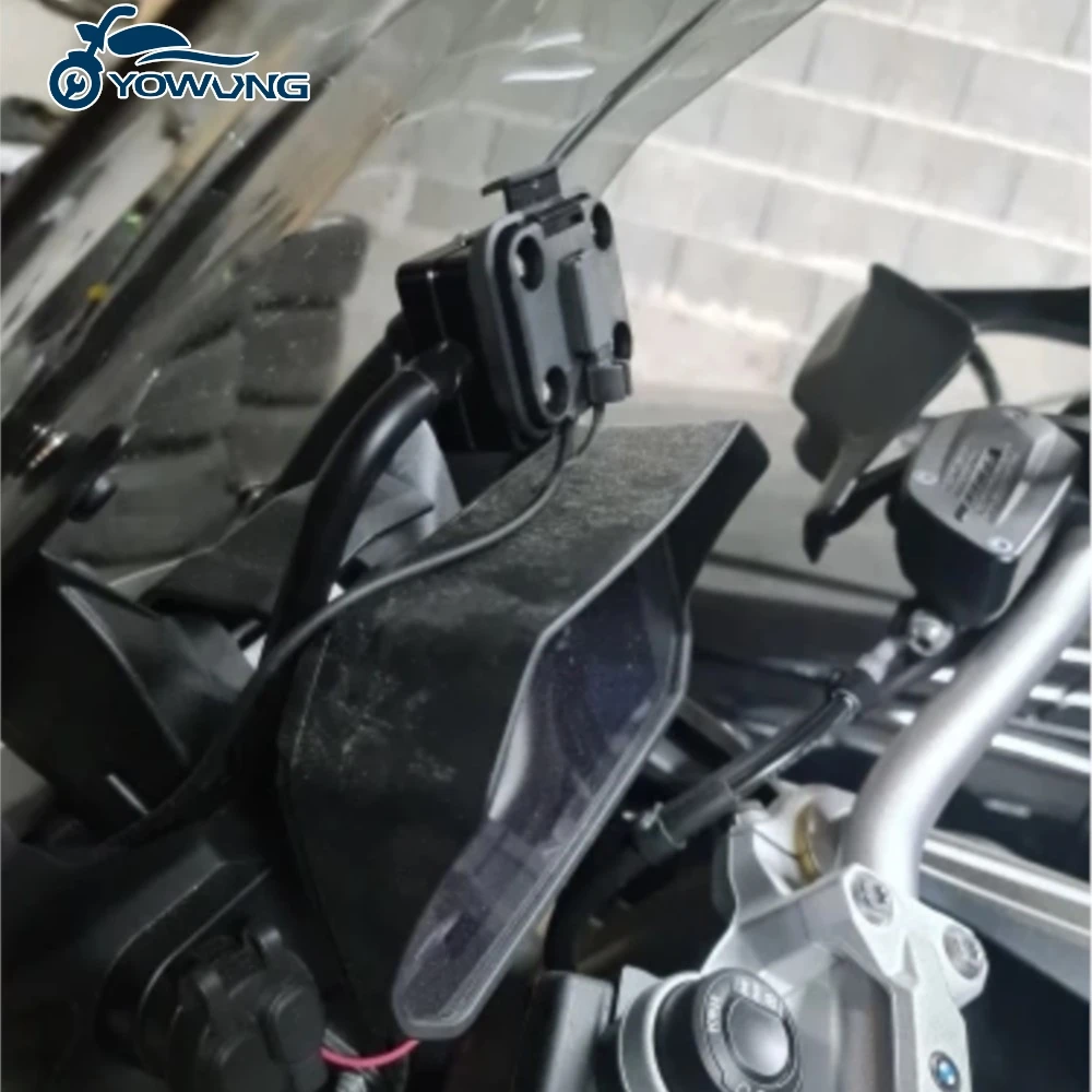 

Motorcycle Accessories For BMW R1200GS R1250GS LC Adv F900 R/XR For Aprilia Tuareg 660 12MM Bar Clamp Navigation Bracket Holder