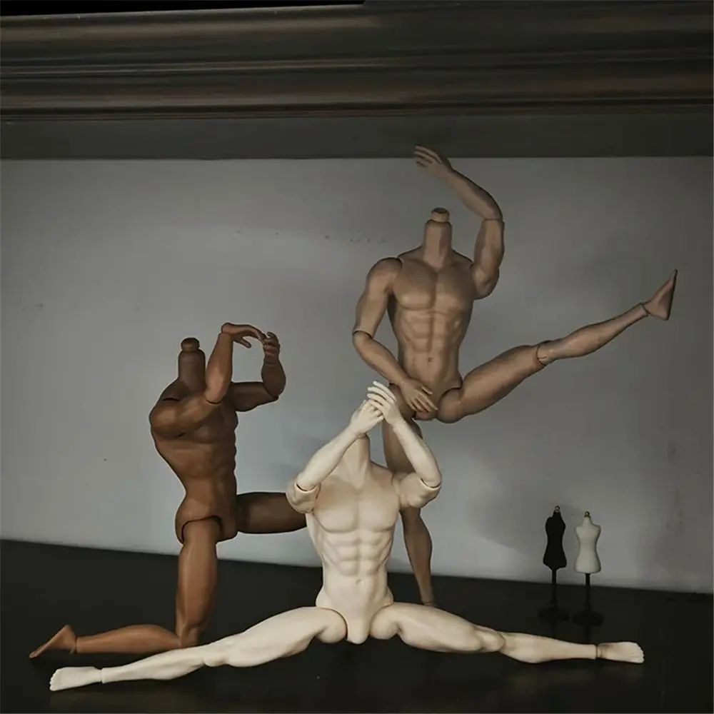 31cm Height 1/6 MJD Boy Body White Normal Tan Skin Male Body 1/6 Action Figure Body 12 Inch Man Dolls