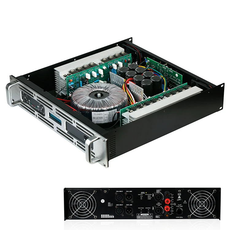 E-8300 Class    2U 2 Channel 500W Power Amplifier for Karaoke Speaker