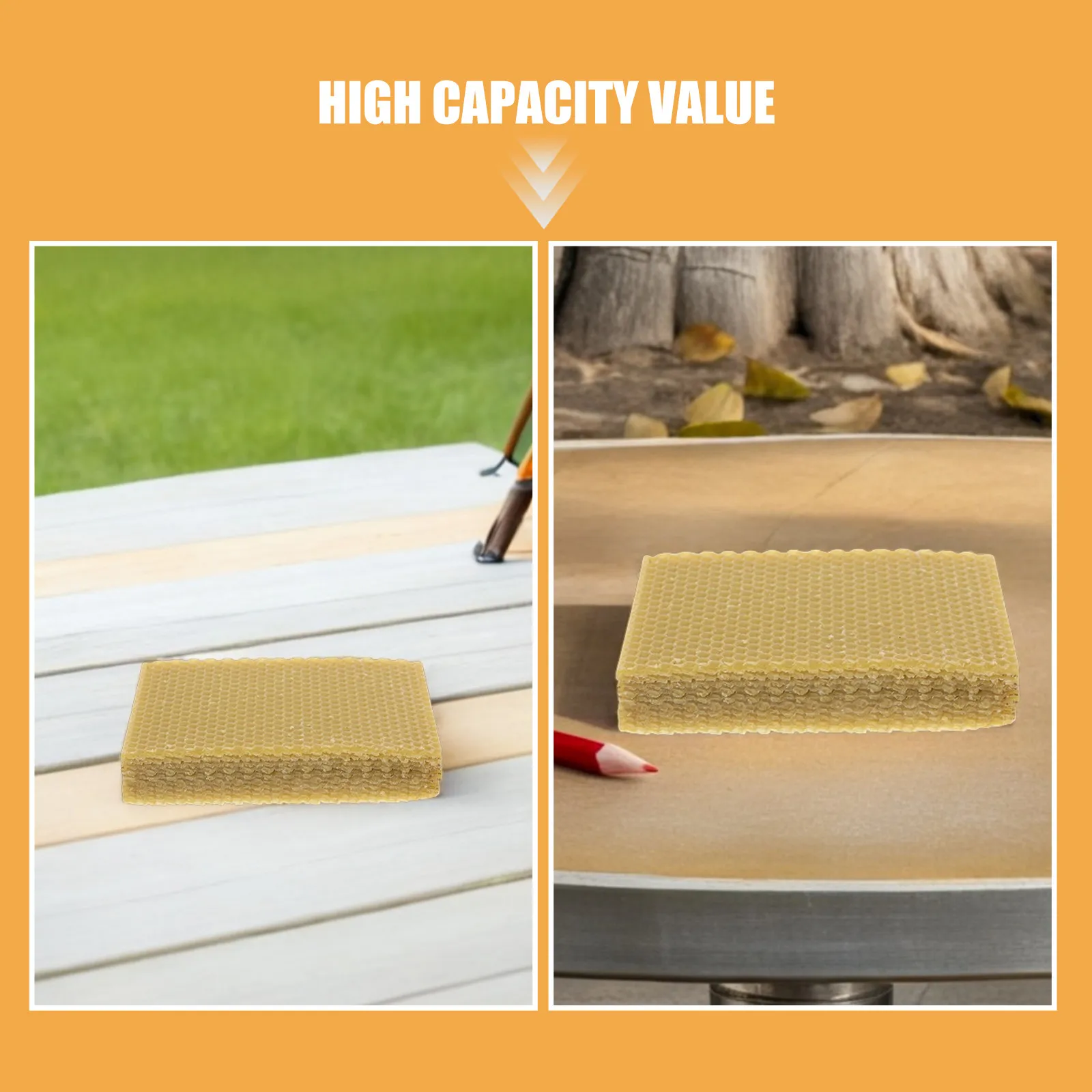 30Pcs Honeycomb Wax Foundation Natural Beeswax Sheets for Beekeeping Use High Quality Bee Hive Foundations Sheet Uniform Comb