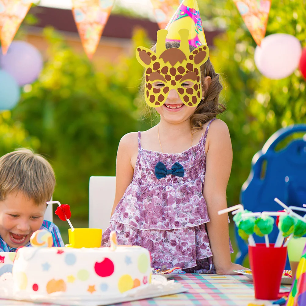 

13Pcs Animal Mask Eva Material Cartoon Style Cosplay Party Masks Lightweight Reusable for Festival Birthday Animal Mask