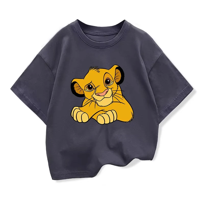 

Simba Kids T-Shirt Lion King Theme Baby Summer Top Children's Clothing Boys' Fashion Junior's Short Sleeve Tee