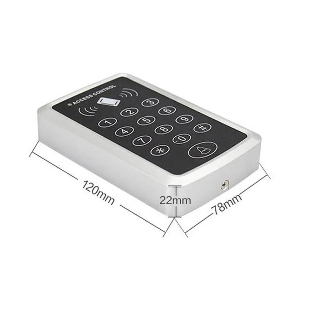 Standalone Access Control System 125Khz ID Card Keypad Button Single Door Access Controller 2pcs Mother Card