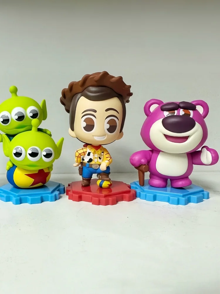 

HotToys Disney Pixar Toy Story Cosbi Mini Figure Blind Box Collectible Figurine With Collection Card Desktop Decor For Kids Fans
