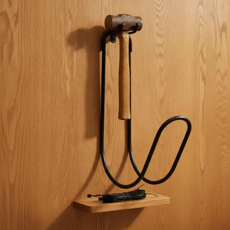 Wall Mount Water Pipe Support Holder Space Saving Household Tap Hose Organizer for Outdoor Courtyard Garden Storage
